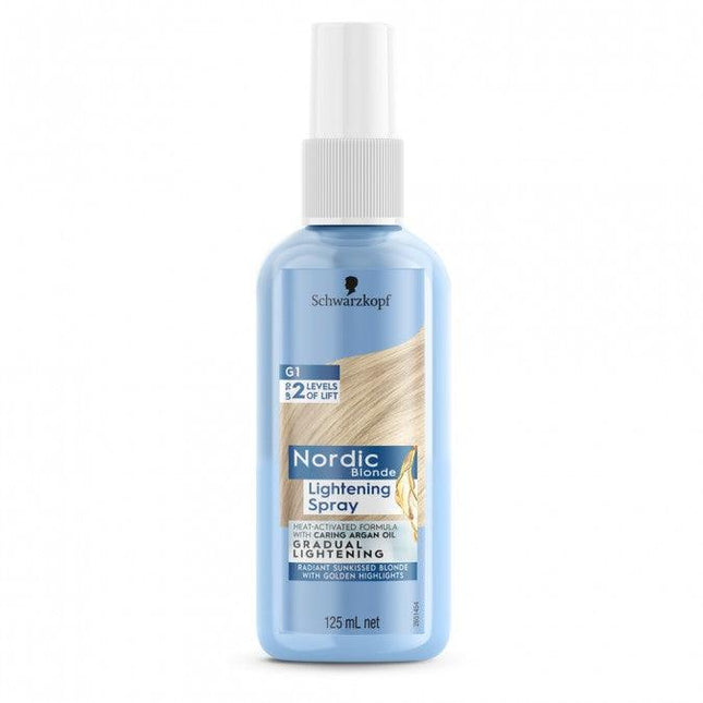 Schwarzkopf Nordic Blonde G1 Lightening Spray 125ml - OhYouLuckyDuck.com.au
