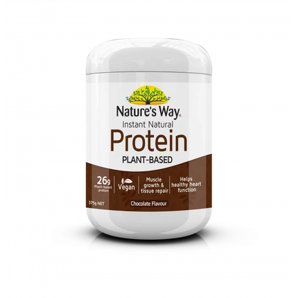 Natures Way Instant Natural Protein Chocolate 375g - OhYouLuckyDuck.com.au