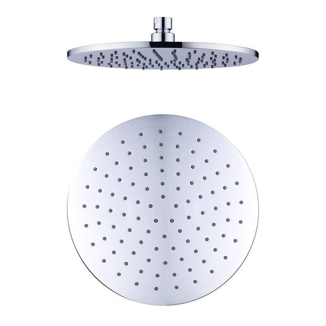 Nero Round Shower Head Chrome 250mm