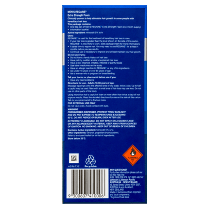 Regaine Men's Extra Strength Foam 1 Month - OhYouLuckyDuck.com.au