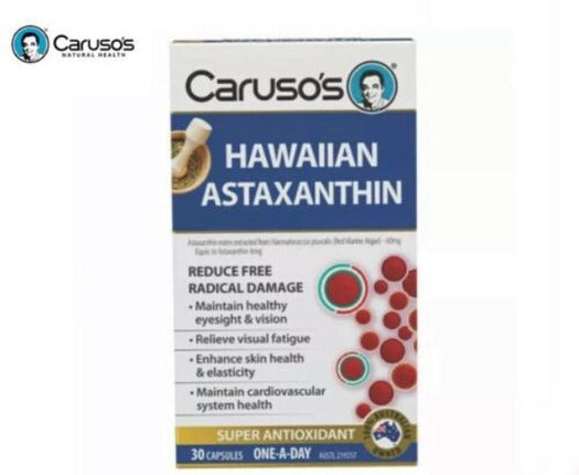 Caruso’s Hawaiian Astaxanthin Caps 30 - OhYouLuckyDuck.com.au