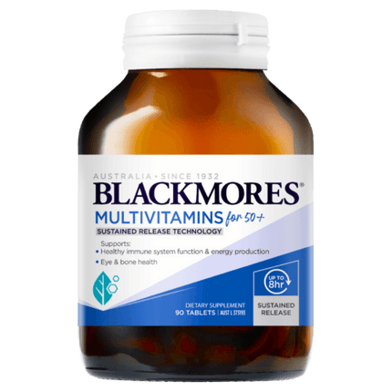 Blackmores Multivitamins for 50+ 90 Tablets - OhYouLuckyDuck.com.au