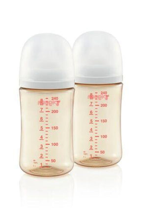 Pigeon SofTouch III Twin Pack PPSU Bottles - 240ml - OhYouLuckyDuck.com.au