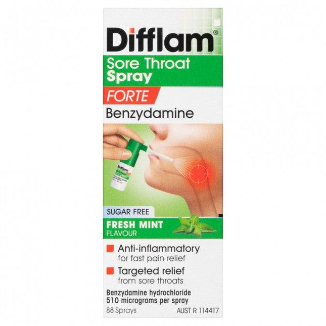 Difflam Throat Spray Forte 15ml - OhYouLuckyDuck.com.au