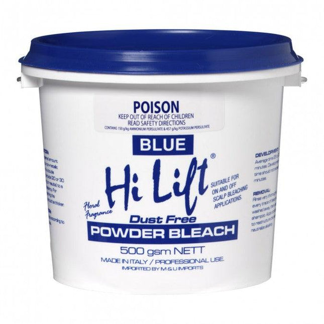 Hi Lift Powder Bleach BLUE 500g - OhYouLuckyDuck.com.au
