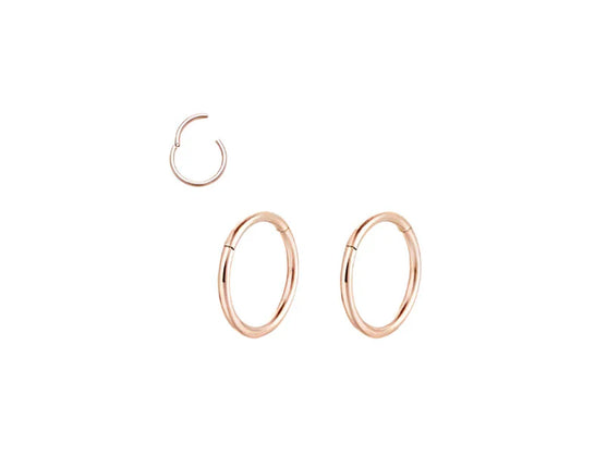 Rossan Ear Hinged Ring Rose Gold 14Mm