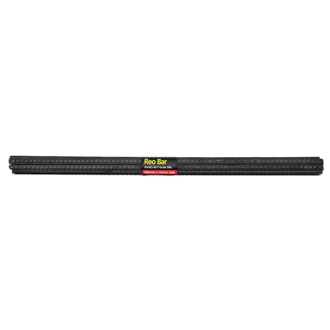 Bar Reo 600mm X 12mm 5Pk