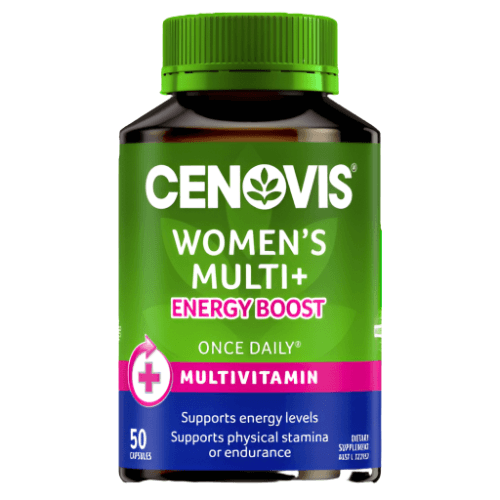 Cenovis Womens Multi Plus Energy Boost 50 Capsules - OhYouLuckyDuck.com.au