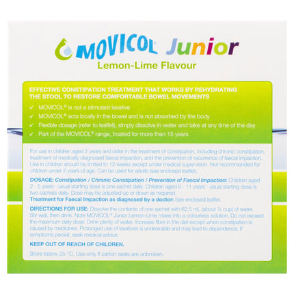 Movicol Lemon-Lime Powder for Junior 30-Pack x 6.9 g