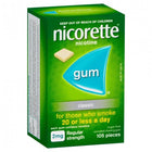 Nicorette Nicotine Gum Classic 2mg 105 Pieces - OhYouLuckyDuck.com.au