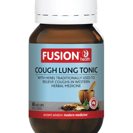 Fusion Cough Lung Tonic Vege Caps 60