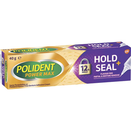 Polident MAX SEAL Denture Adhesive Cream 40g