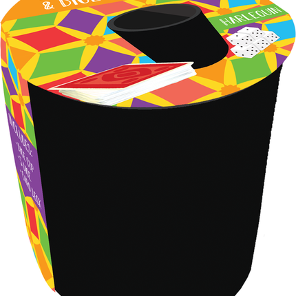 Harlequin Games Dice Cup and Playing Cards Game Set