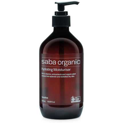 Saba Hydrating Moisturiser for Sensitive Skin 500ml
