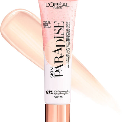 Loreal Paris Skin Paradise Tinted Water Cream Foundation 02 Fair 30ML