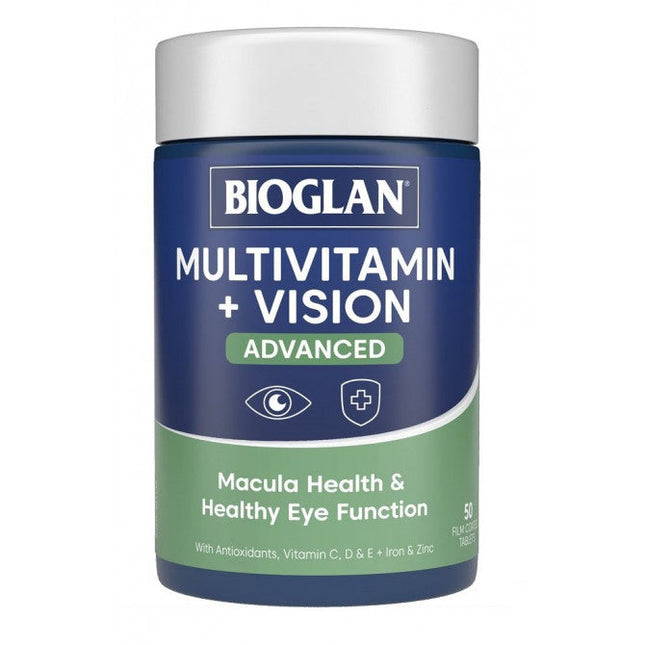 Bioglan Multivitamin + Vision Advanced 50 Tablets - OhYouLuckyDuck.com.au