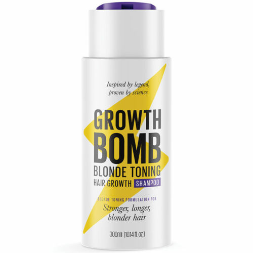 Growth Bomb Purple Shampoo 300ml - OhYouLuckyDuck.com.au