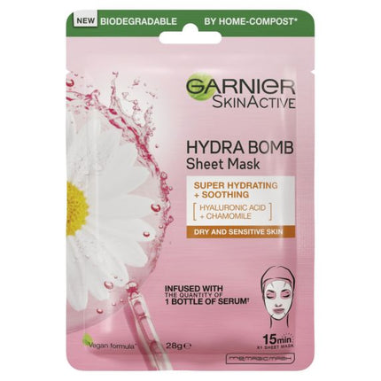 Garnier Skin Active Hydra Bomb Tissue Face Mask Chamomile 1 each - OhYouLuckyDuck.com.au