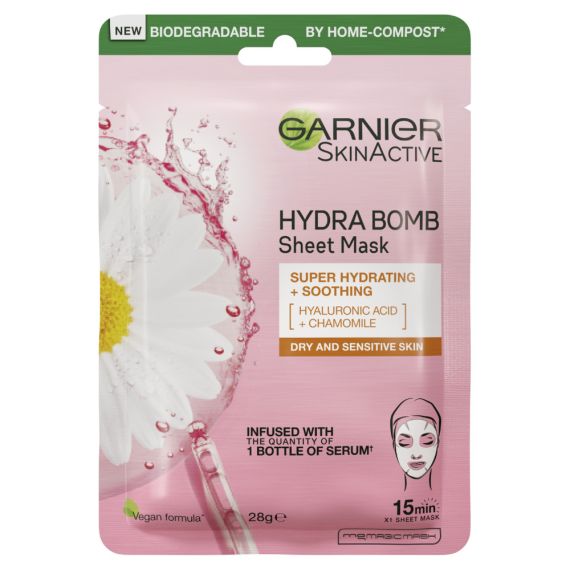 Garnier Skin Active Hydra Bomb Tissue Face Mask Chamomile 1 each - OhYouLuckyDuck.com.au