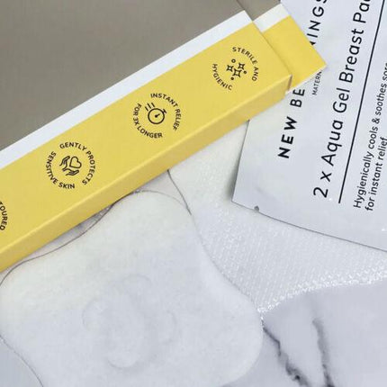 New Beginnings Aqua Gel Soothing Breast Pads 16 Pads - OhYouLuckyDuck.com.au