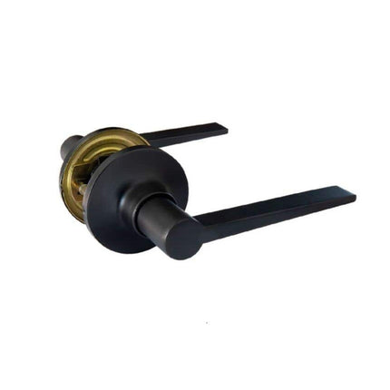 Trio Builderlock Passage Lever Set Black
