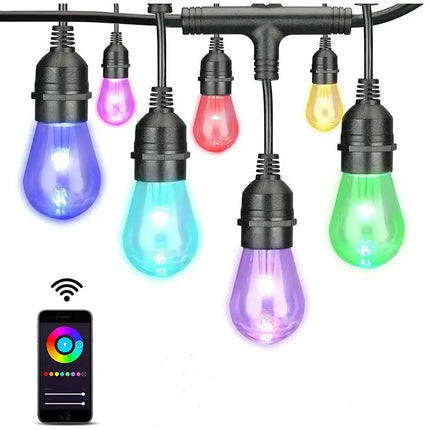 Greenleaf Festoon Lights Smart Connectable Multi Colour 11.5m