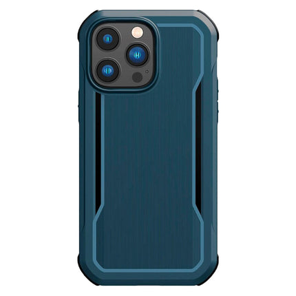 Raptic Fort Series Craftsman Case For Iphone 14 Pro Max Magsafe Compatible Blue