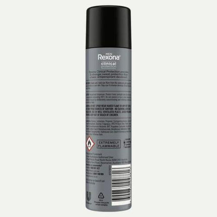 Rexona Men Clinical Protection Sport Aerosol Deodorant 180ml - OhYouLuckyDuck.com.au