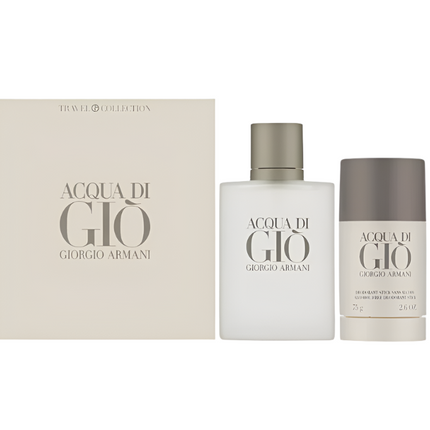 Giorgio Armani Acqua Di Gio EDT 100ML 2PC Gift Set- Deo Stick