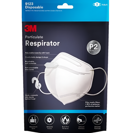 3M P2 Particulate Respirator 9123