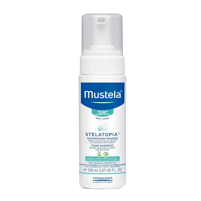 Mustela Stalatopia Foam Shampoo 150ML - OhYouLuckyDuck.com.au