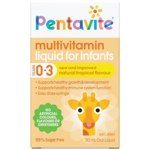 Pentavite Multivitamin Liquid for Infants 30mL - OhYouLuckyDuck.com.au