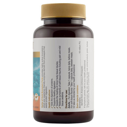 Herbs Of Gold Bromelain Forte 60 Capsules