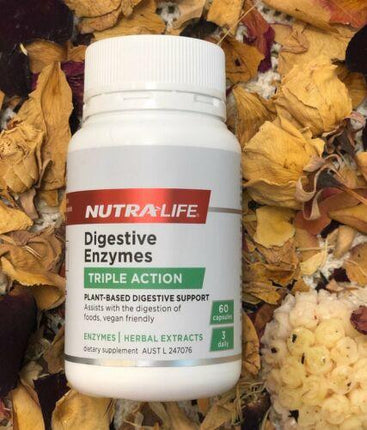 Nutra-Life Digestive Enzymes 60 Capsules - OhYouLuckyDuck.com.au