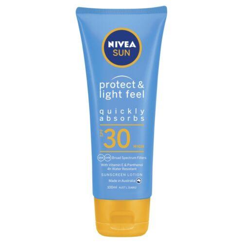 NIVEA Protect & Light Feel Sunscreen Lotion SPF30 100mL - OhYouLuckyDuck.com.au