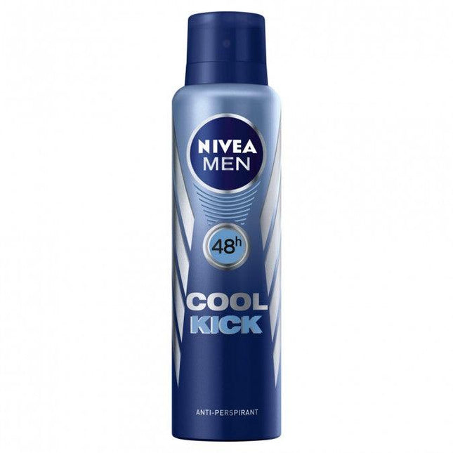 Nivea Men Cool Kick Aerosol Spray Deodorant 250ml - OhYouLuckyDuck.com.au