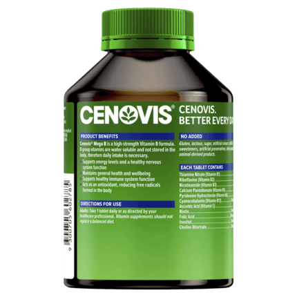 Cenovis Mega B 200 Tablets - OhYouLuckyDuck.com.au