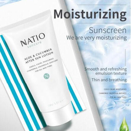 Natio Suncare Aloe & Cucumber After Sun Lotion 150ml - OhYouLuckyDuck.com.au