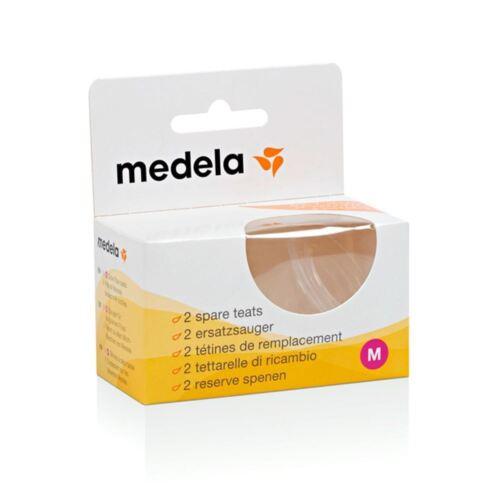 Medela Spare Teats Slow Flow 2 Pack - OhYouLuckyDuck.com.au