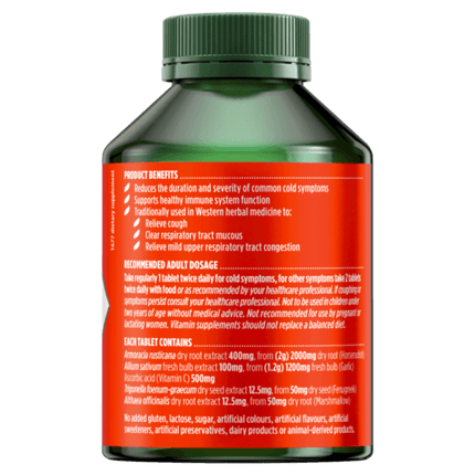 Nature's Own Triple Strength Garlic + C, Horseradish | 150 Tablets - OhYouLuckyDuck.com.au