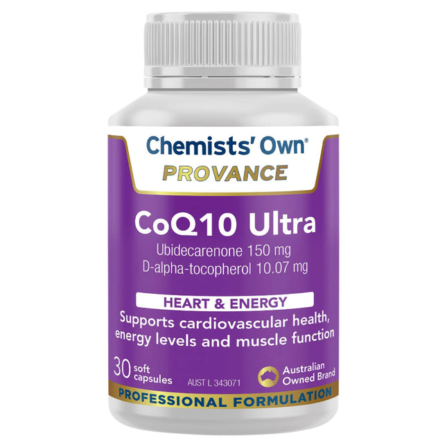 Chemists Own Provance CoQ10 Ultra 150MG 30 Capsules