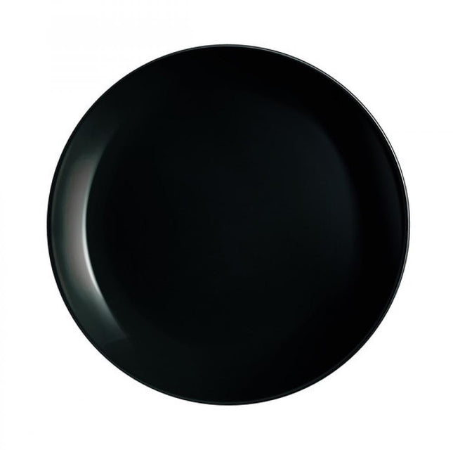 Luminarc Dinnerware Diwali Dessert Plate Black 19x2CM Set of 6