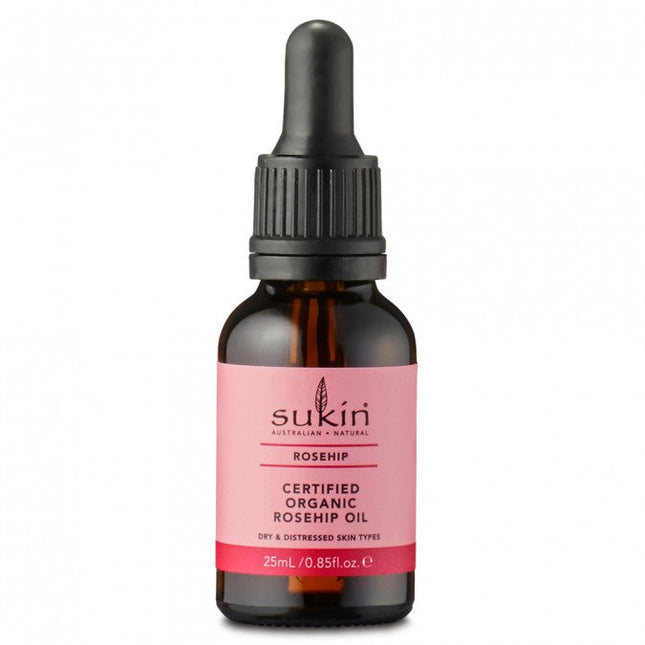Sukin Certified Organic Rosehip Oil 25mL - OhYouLuckyDuck.com.au