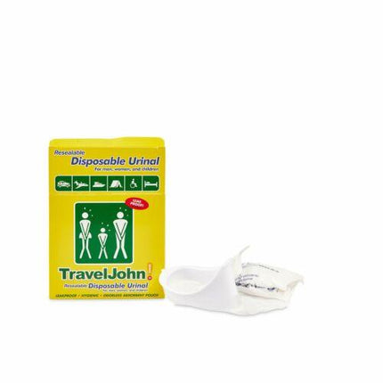 Travel John Resealable Disposable Urinal - Pack of 3 - OhYouLuckyDuck.com.au