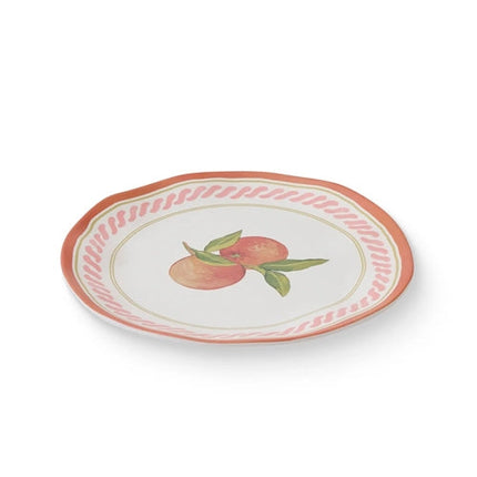 Madras Link Fiesta Orange Melamine Small Plate 20CM