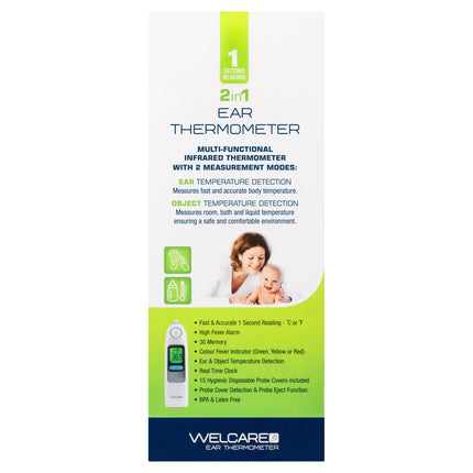 Welcare Ear Thermometer 2In1