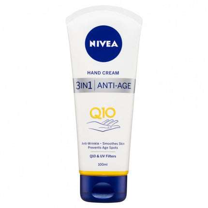 Nivea 3 In 1 Anti Age Q10 Hand Cream 100mL - OhYouLuckyDuck.com.au