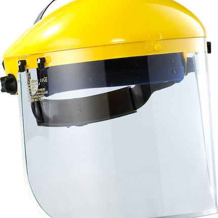 Maxisafe Face Shield with Clear Visor Yellow