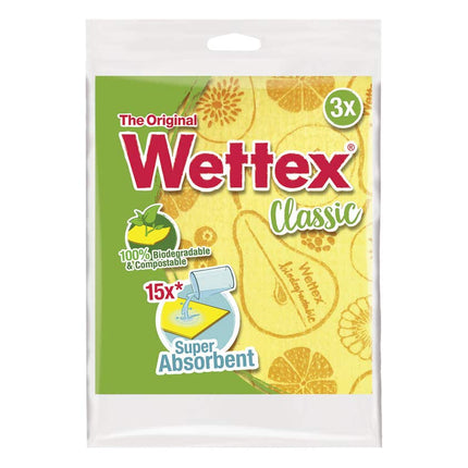 Wettex Classic Sponge Cloth - 3 Pack