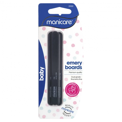 Manicare Baby Emery Boards Fine/Extra Fine 3 Pack - OhYouLuckyDuck.com.au
